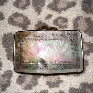 Gorgeous Celestine mother of pearl clutch